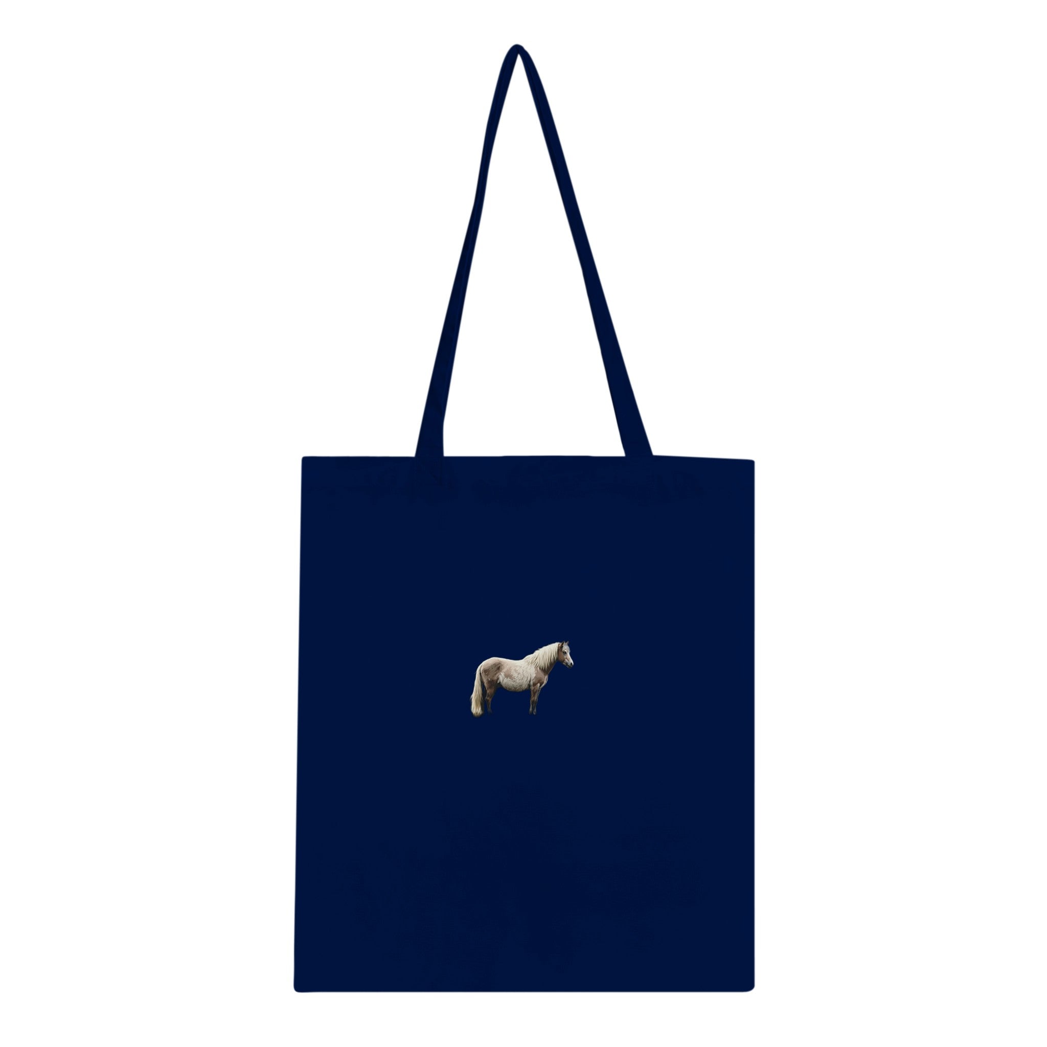 Dartmoor Wild Pony Mist Cotton Shopper UK Tote Bag UK Gift Tote Bag — detail view | Wild Thread Co