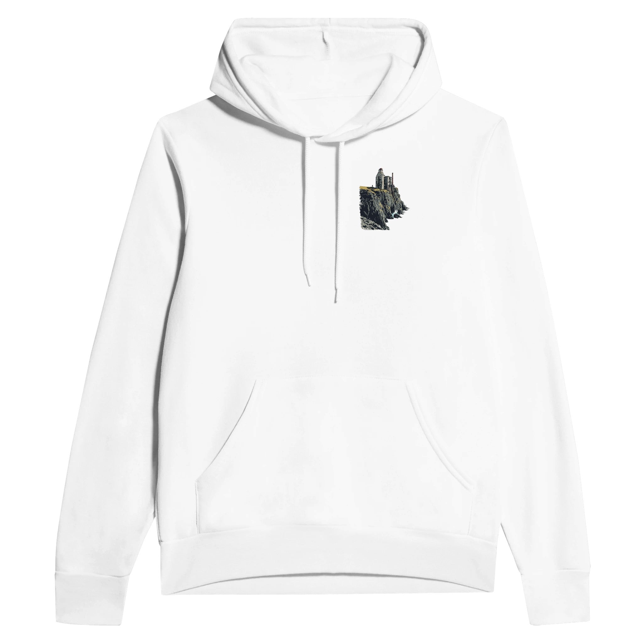 Cornish Tin Mine Cliff Hoodie Pullover Unisex Cotton UK — Hoodie | Wild Thread Co UK