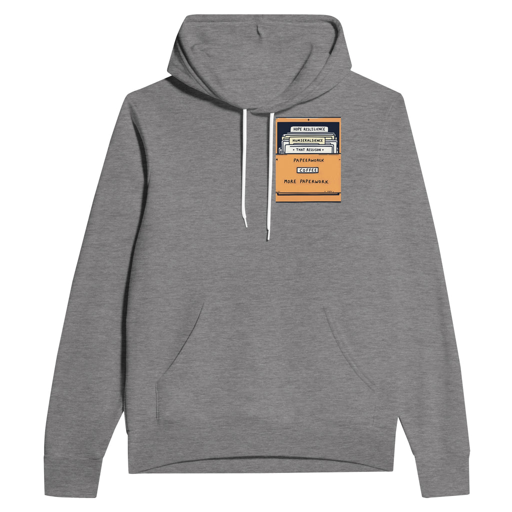 Social Worker Truth Hoodie Pullover Unisex Cotton UK Hoodie — detail view | Wild Thread Co