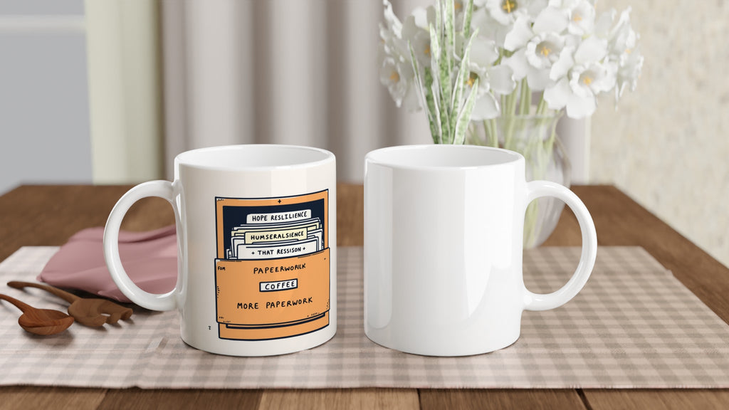 Social Worker Truth Coffee Tea Ceramic 11oz Mug UK Gift Mug — detail view | Wild Thread Co