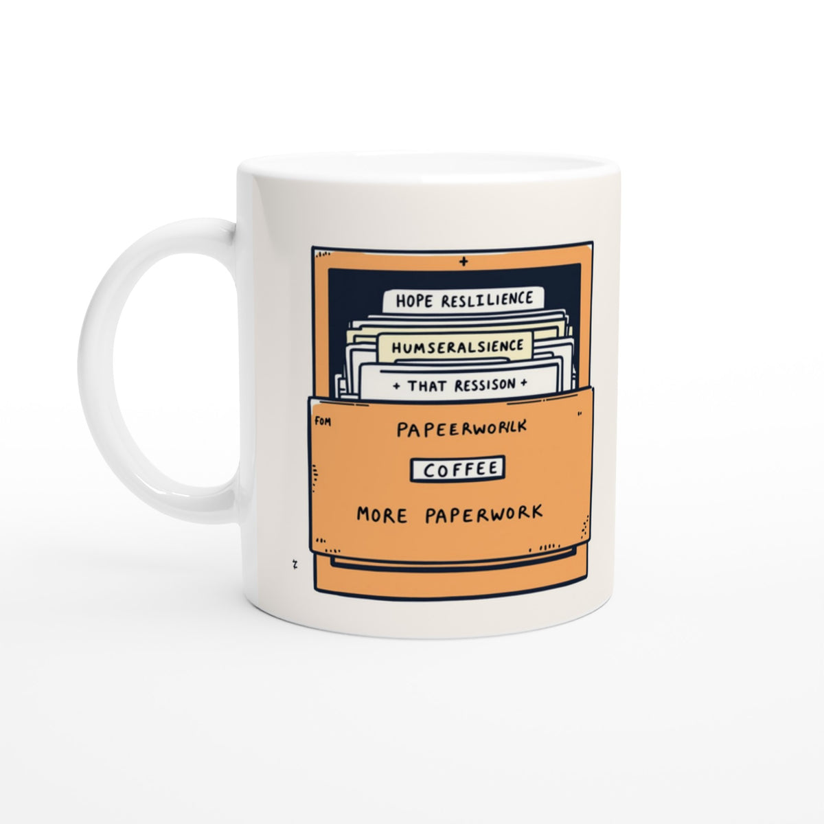 Social Worker Truth Coffee Tea Ceramic 11oz Mug UK Gift Mug — detail view | Wild Thread Co