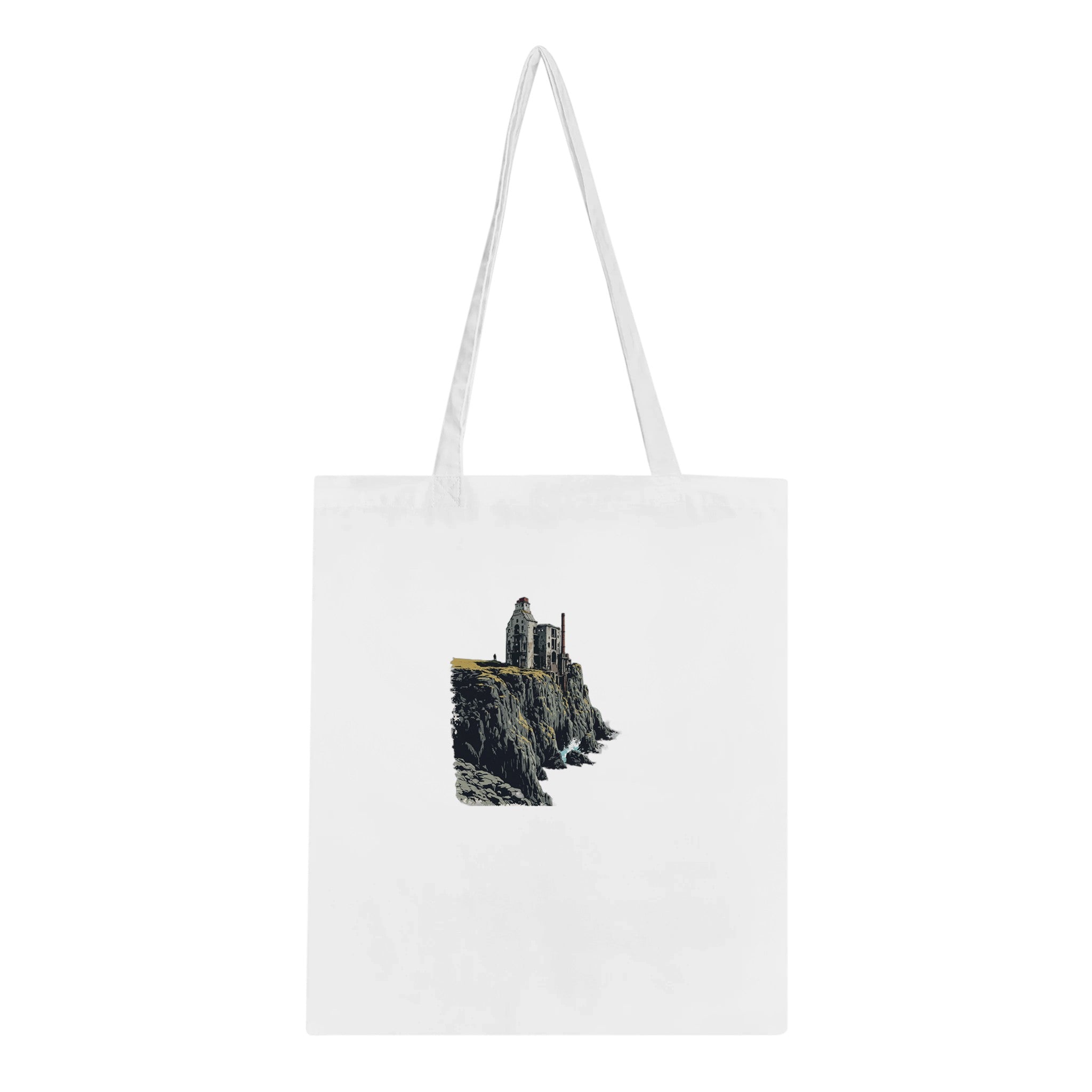Cornish Tin Mine Cliff Cotton Shopper UK Tote Bag UK Gift — Tote Bag | Wild Thread Co UK