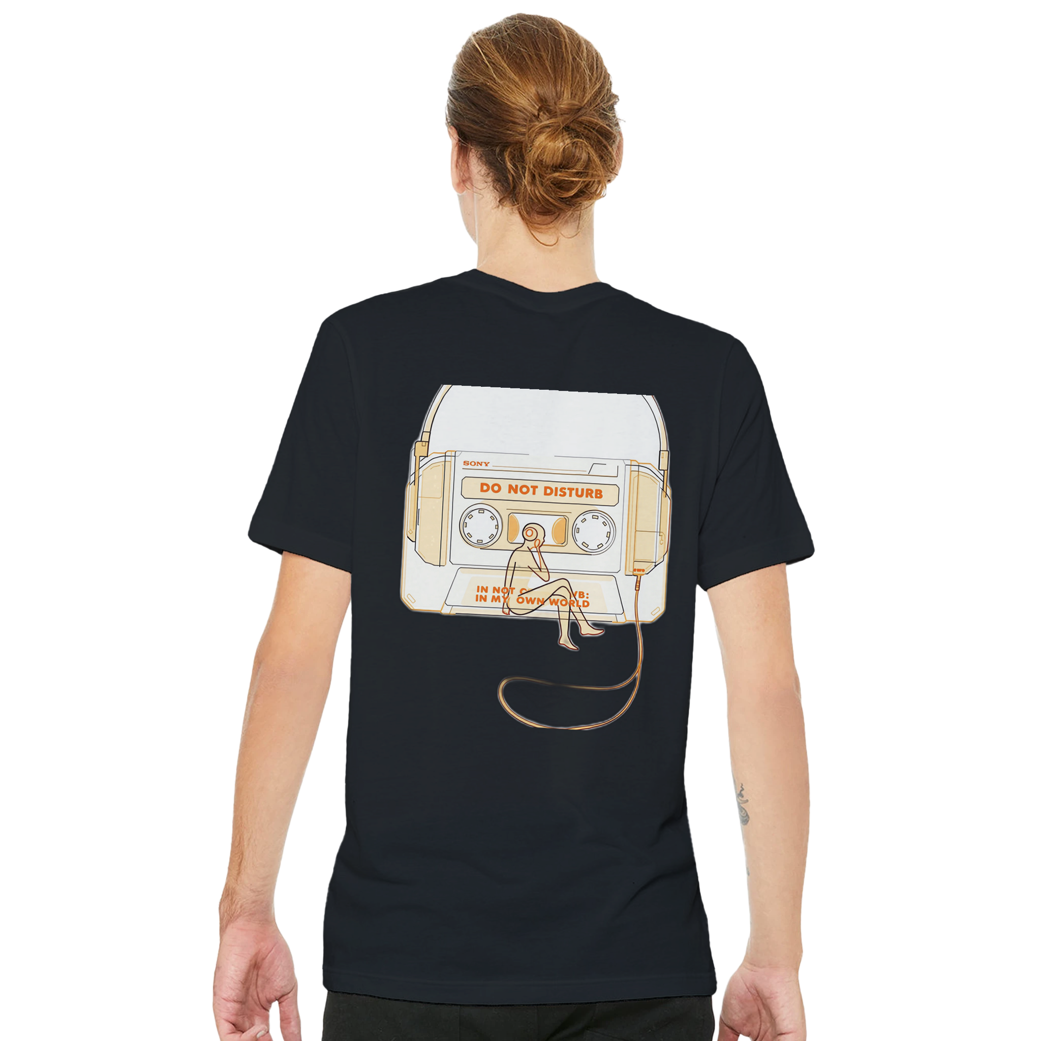 Y2k Walkman Isolation T-Shirt Unisex Cotton Tee UK T-Shirt — detail view | Wild Thread Co