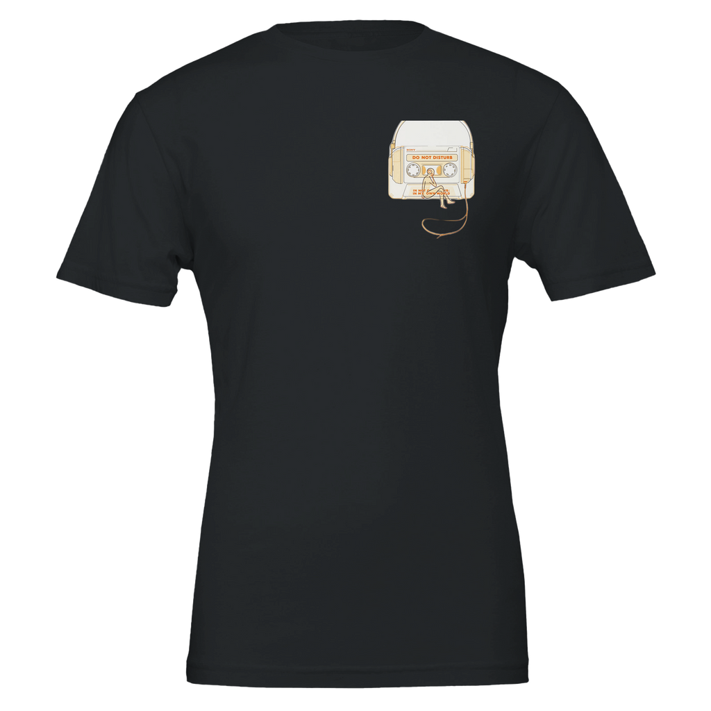 Y2k Walkman Isolation T-Shirt Unisex Cotton Tee UK T-Shirt — detail view | Wild Thread Co