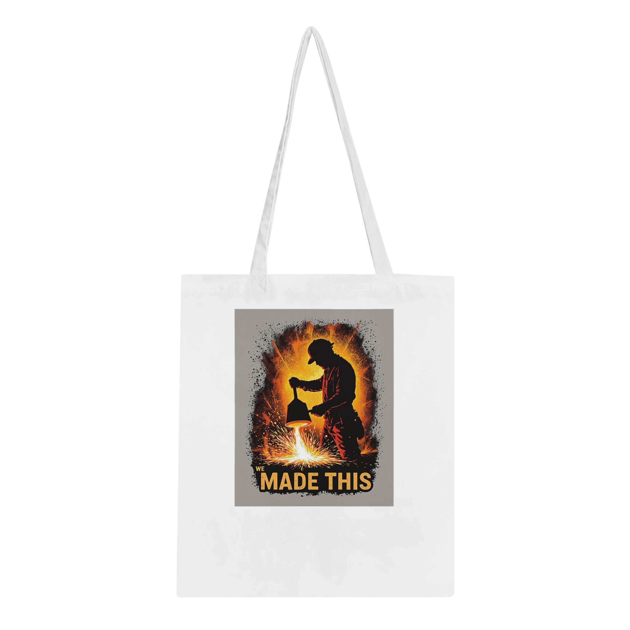 Steelworker Furnace Heritage Cotton Shopper UK — Tote Bag | Wild Thread Co UK