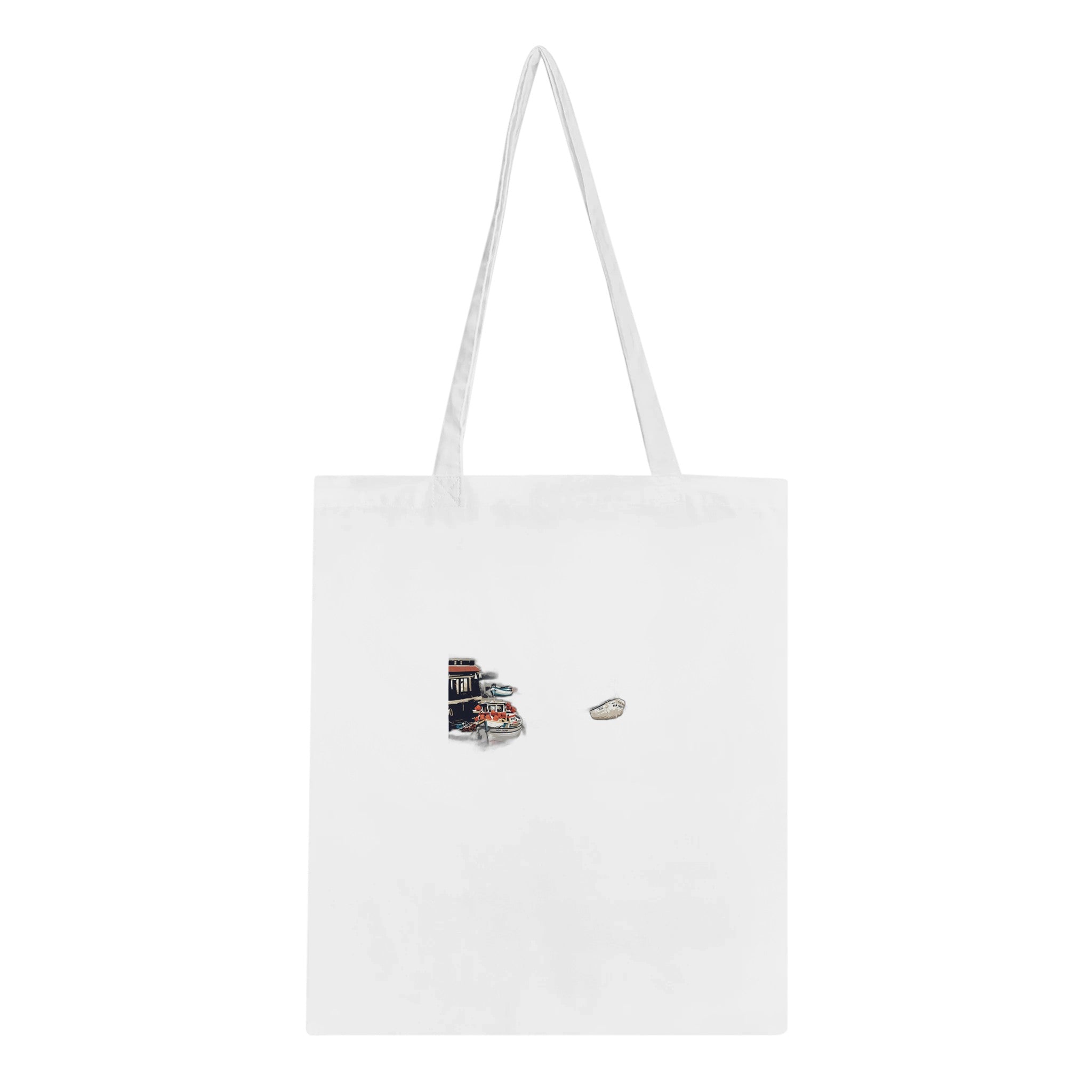 Fishing Harbour Low Tide Cotton Shopper UK Tote Bag UK Gift — Tote Bag | Wild Thread Co UK