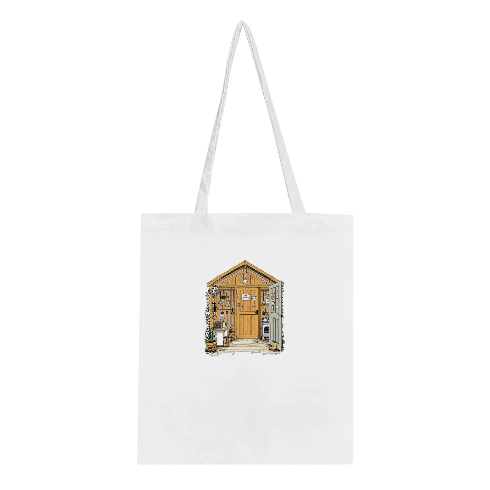 Allotment Shed Sanctuary Cotton Shopper UK Tote Bag UK Gift — Tote Bag | Wild Thread Co UK