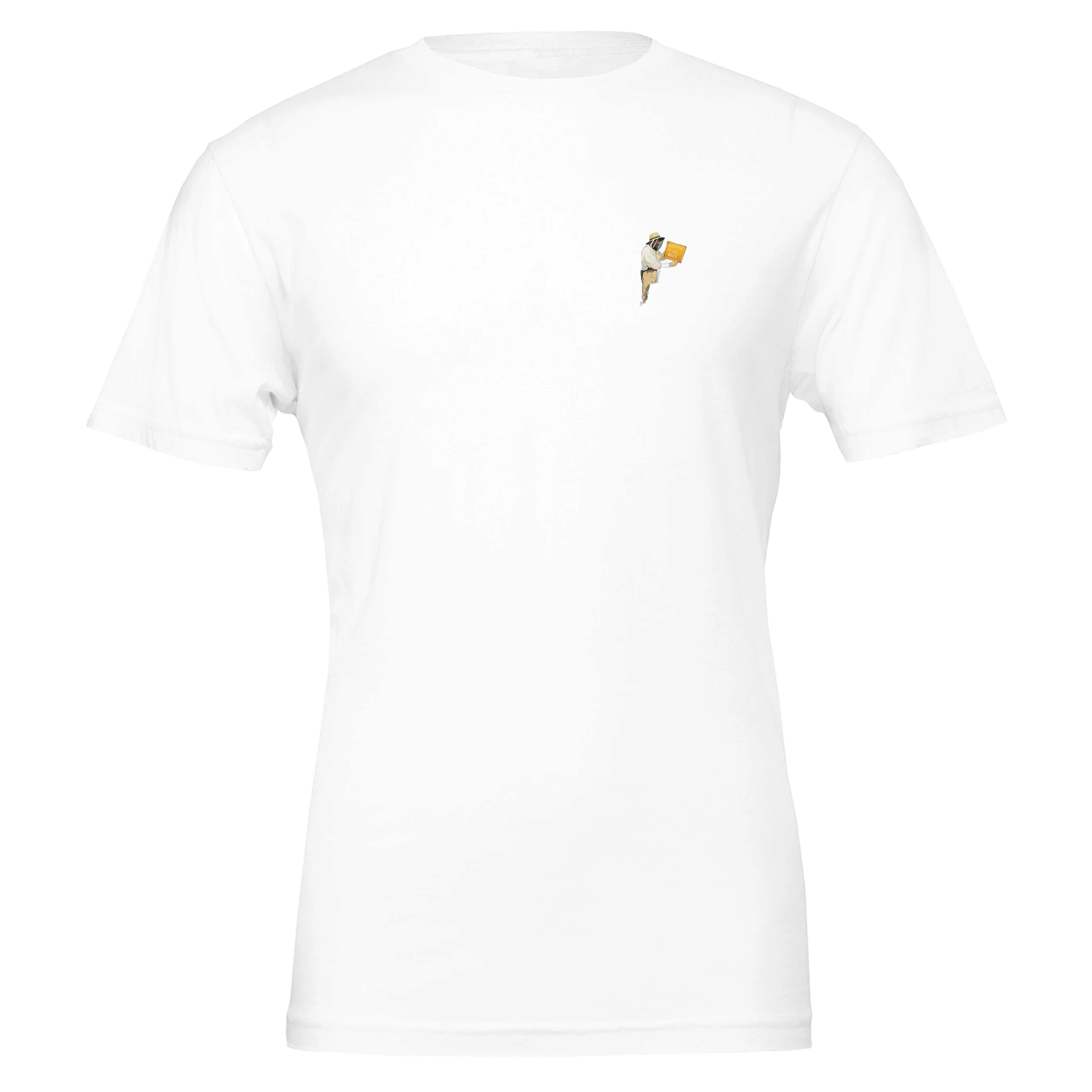 Beekeeper Meadow Hive T-Shirt Unisex Cotton Tee UK T-Shirt — detail view | Wild Thread Co