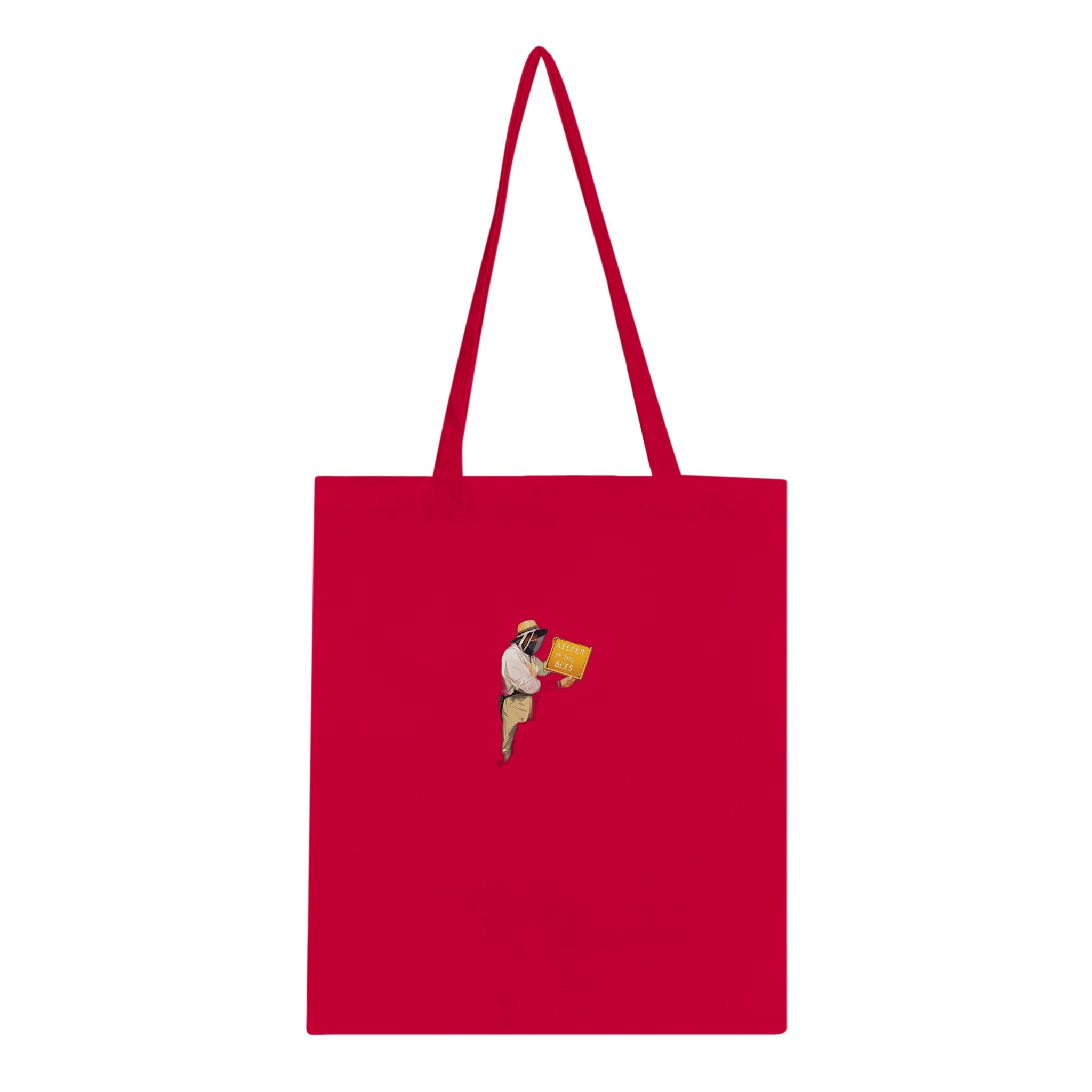 Beekeeper Meadow Hive Cotton Shopper UK Tote Bag — detail view | Wild Thread Co