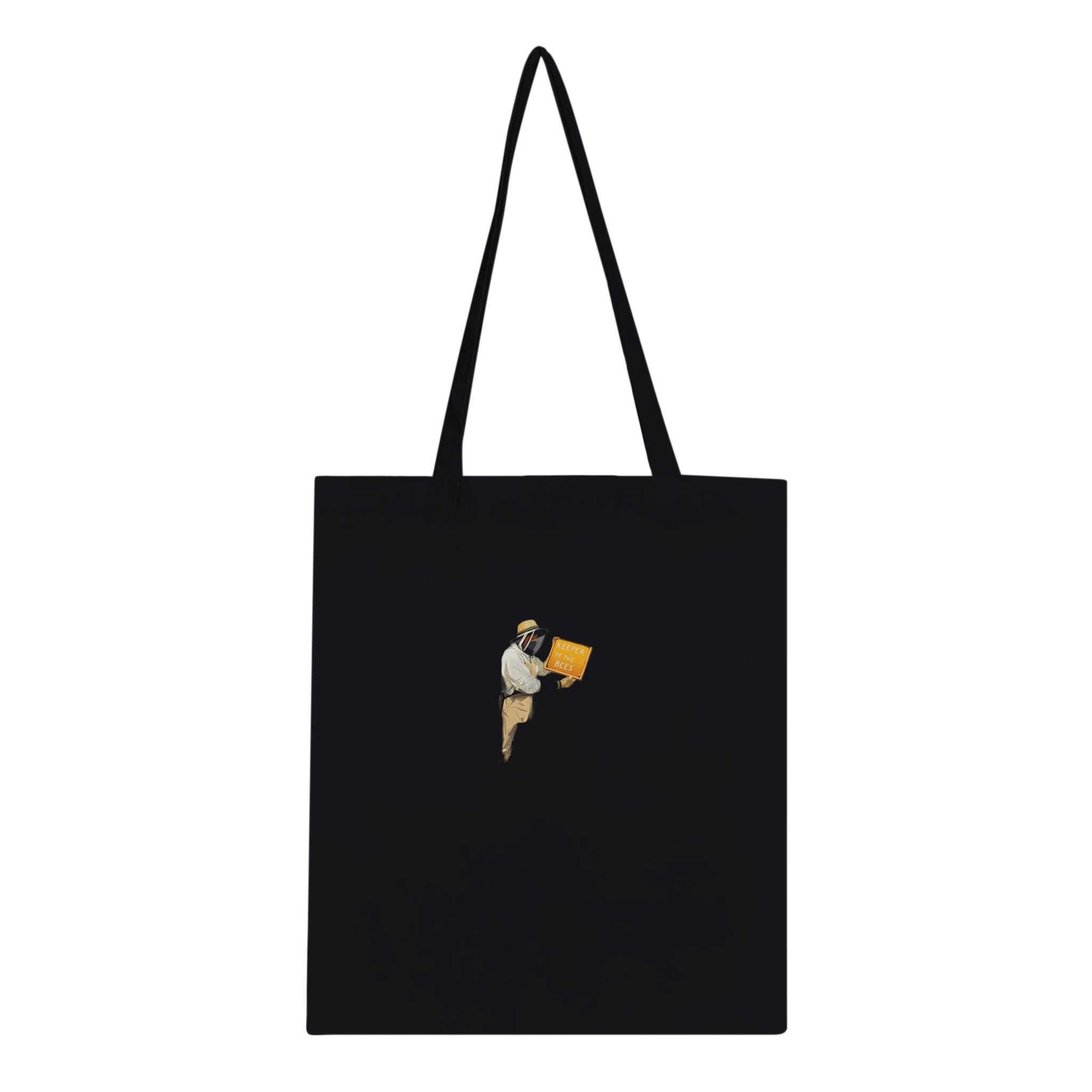Beekeeper Meadow Hive Cotton Shopper UK Tote Bag — detail view | Wild Thread Co