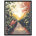 Hedgerow Blackberry Foraging Framed Print Wall Art Ready to Hang UK — Framed Art Print | Wild Thread Co UK