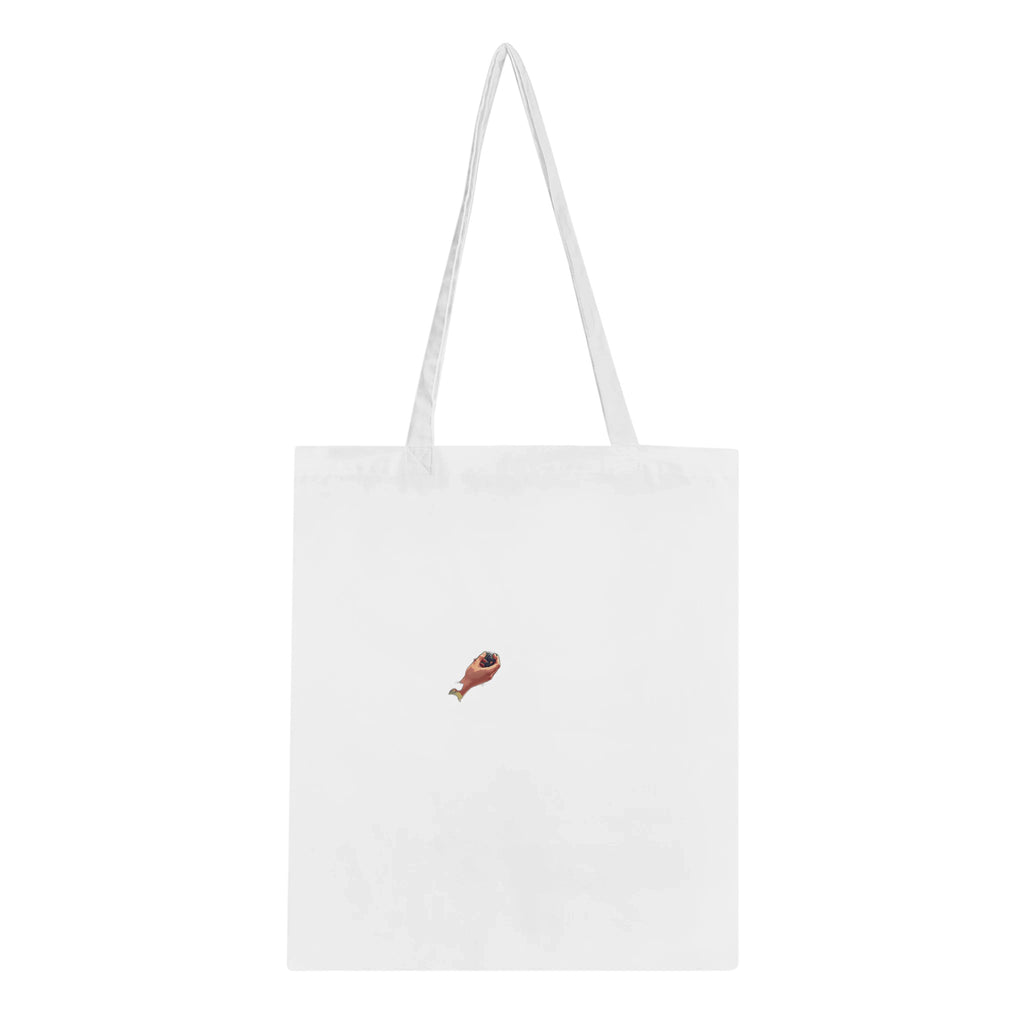 Hedgerow Blackberry Foraging Tote Bag Cotton Shopper UK Tote Bag — detail view | Wild Thread Co