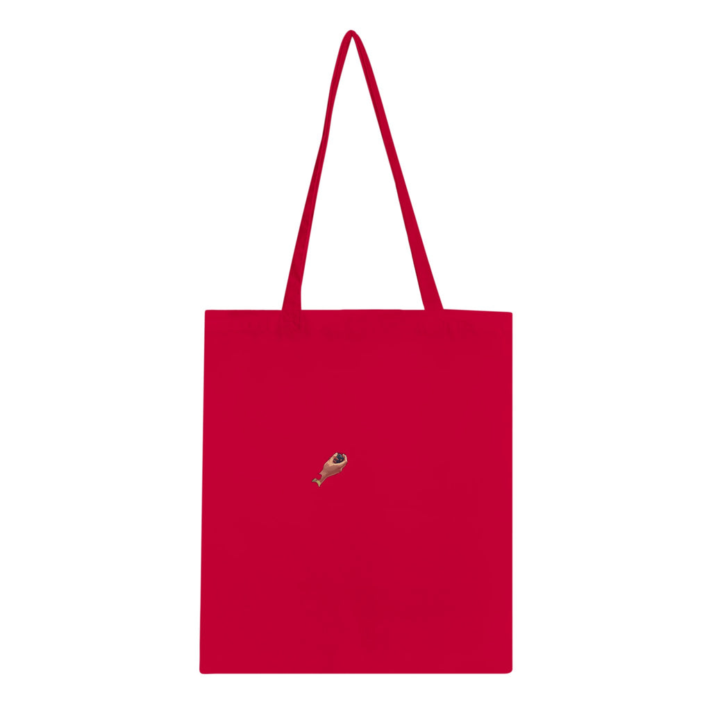 Hedgerow Blackberry Foraging Tote Bag Cotton Shopper UK Tote Bag — detail view | Wild Thread Co