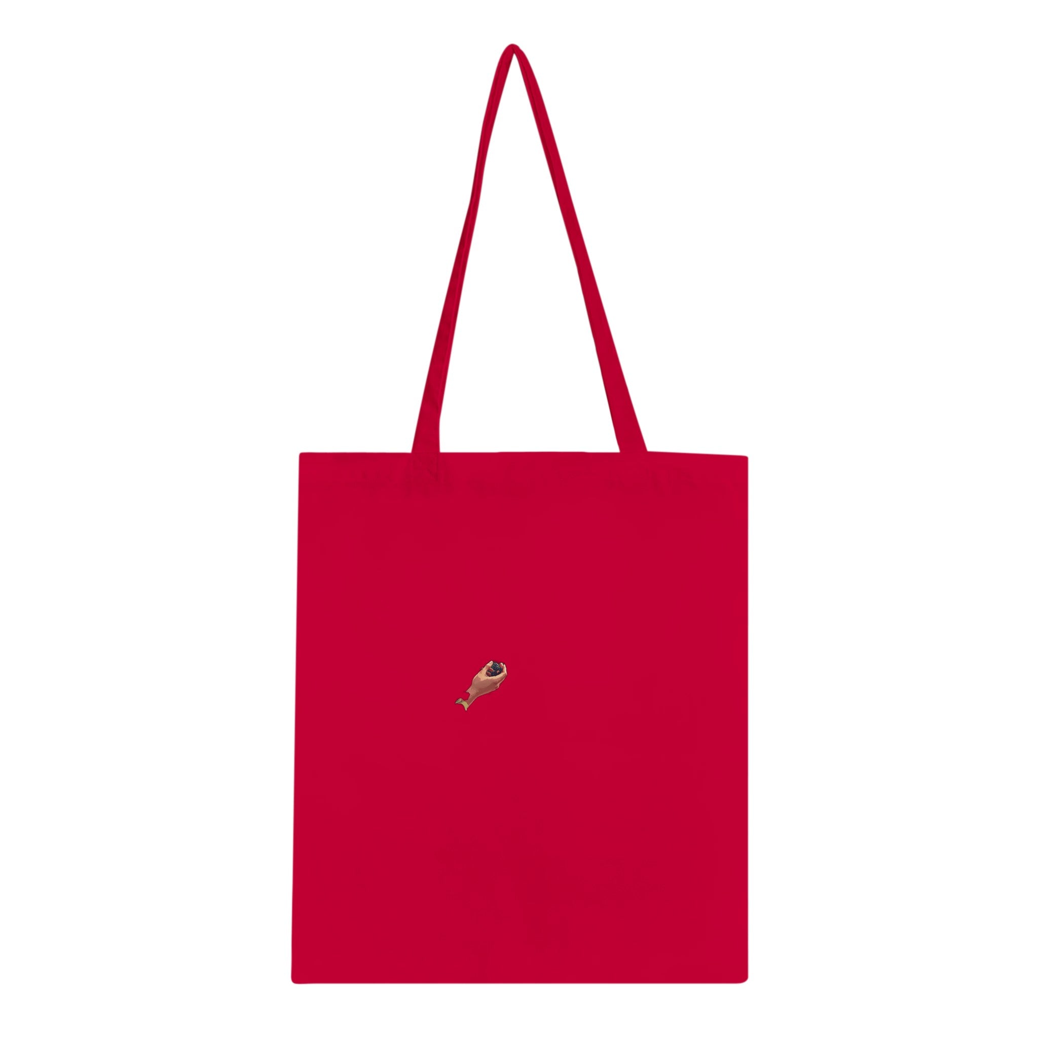 Hedgerow Blackberry Foraging Tote Bag Cotton Shopper UK Tote Bag — detail view | Wild Thread Co