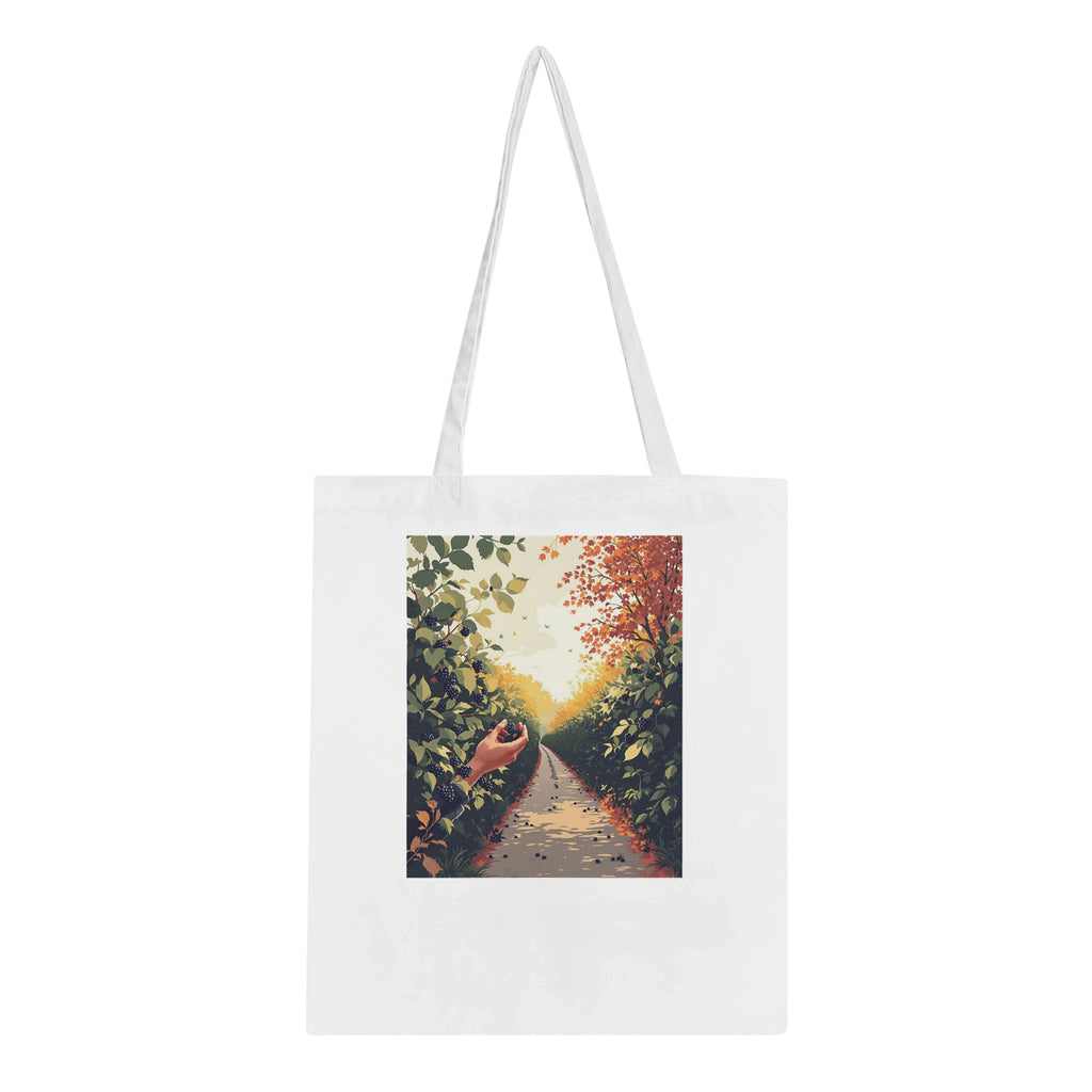 Hedgerow Blackberry Foraging Tote Bag Cotton Shopper UK — Tote Bag | Wild Thread Co UK