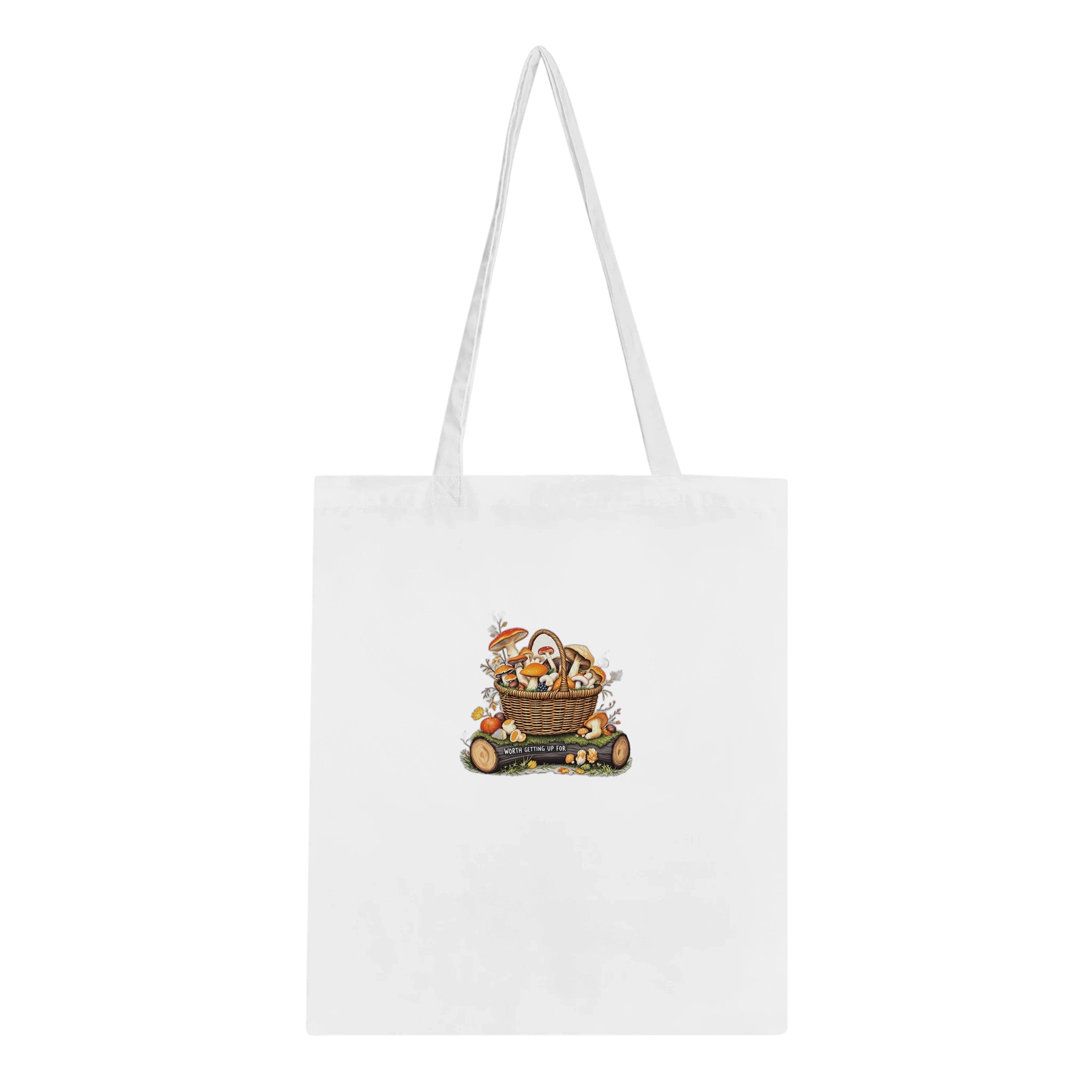 Foraged Mushroom Basket Cotton Shopper UK Tote Bag UK Gift — Tote Bag | Wild Thread Co UK