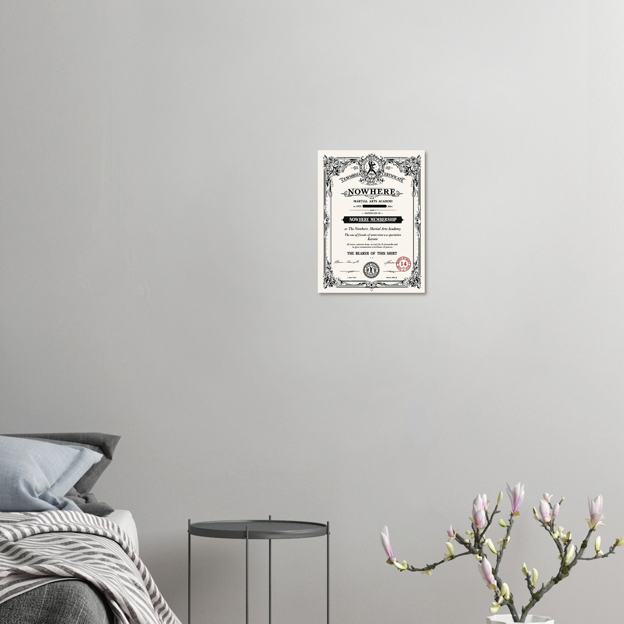 Retro Martial Arts Dojo Art Wall Art UK Art UK Gift Art Print Art Print — detail view | Wild Thread Co