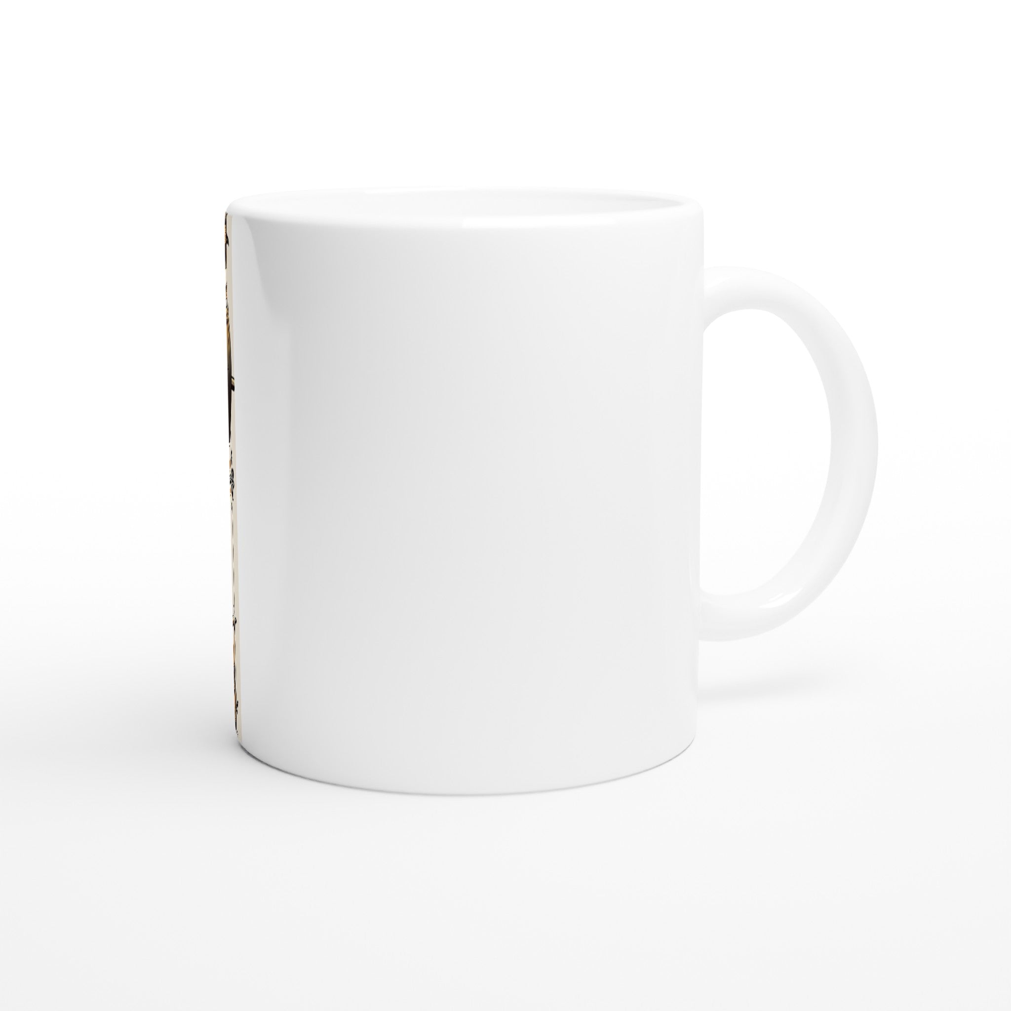 Retro Weightlifting Strongman Coffee Tea Ceramic 11oz Mug 11o Mug — detail view | Wild Thread Co