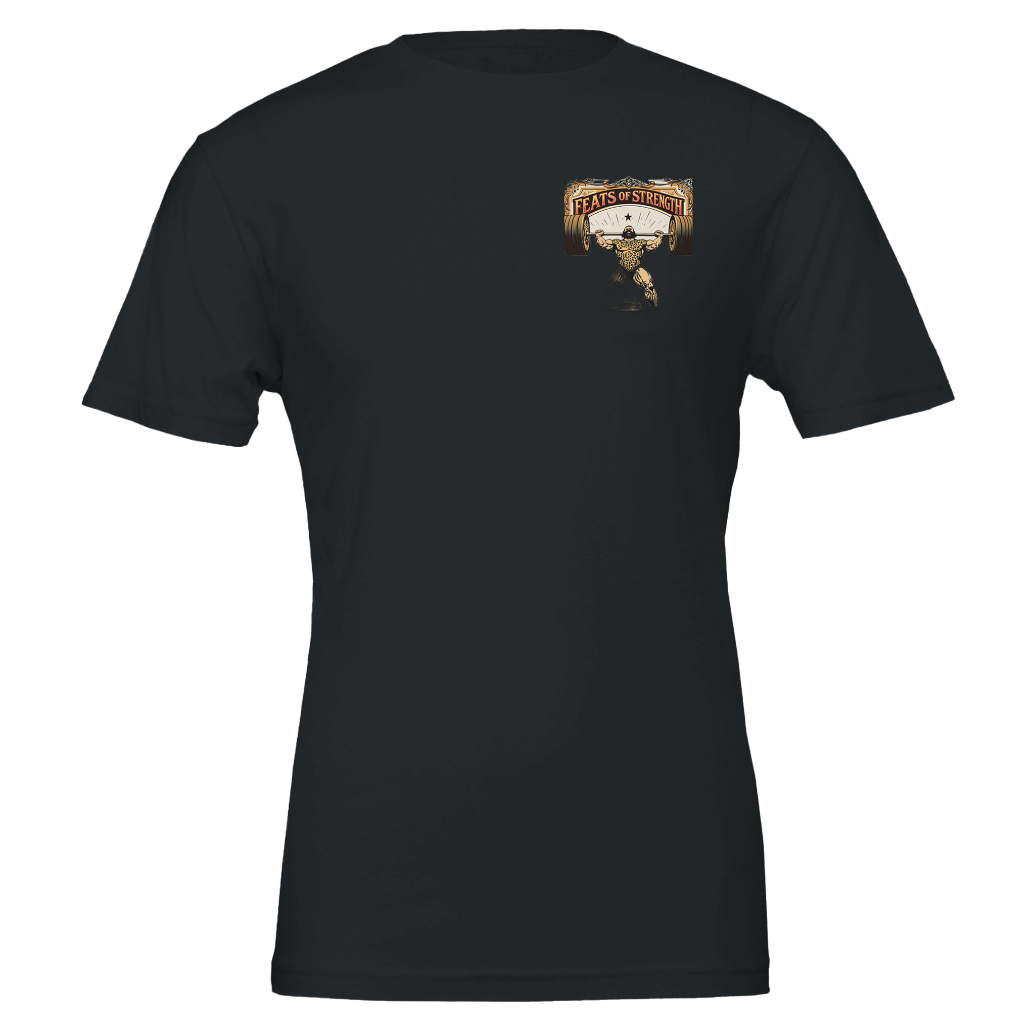 Retro Weightlifting Strongman — T-Shirt | Wild Thread Co UK