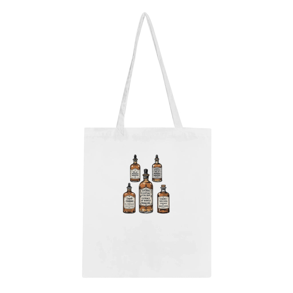 Apothecary Bottles Cotton Shopper UK — Tote Bag | Wild Thread Co UK