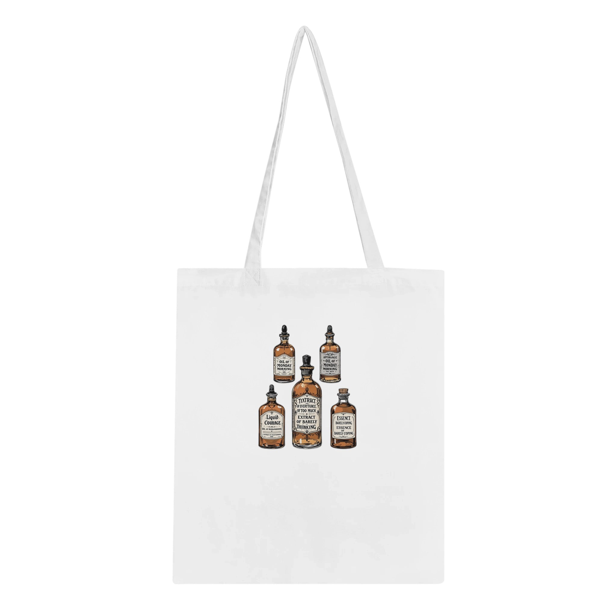 Apothecary Bottles Cotton Shopper UK — Tote Bag | Wild Thread Co UK