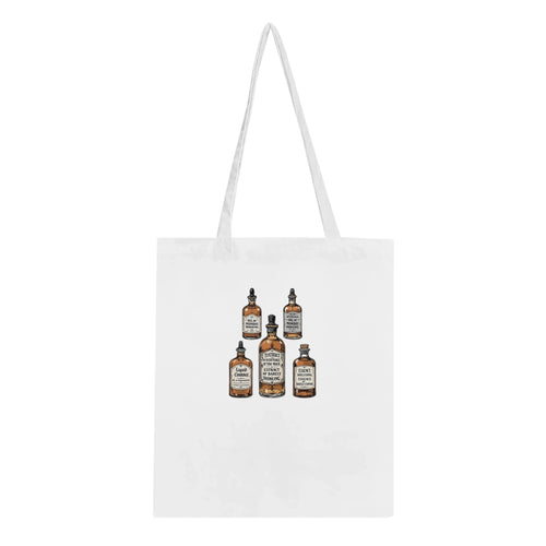 Apothecary Bottles Cotton Shopper UK — Tote Bag | Wild Thread Co UK