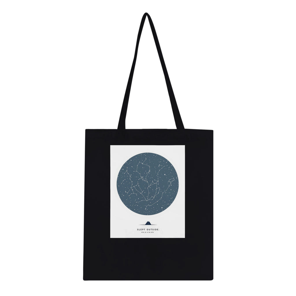 Gorpcore Bivouac Overnight Wild Camp Cotton Shopper UK Tote Bag U Tote Bag — detail view | Wild Thread Co