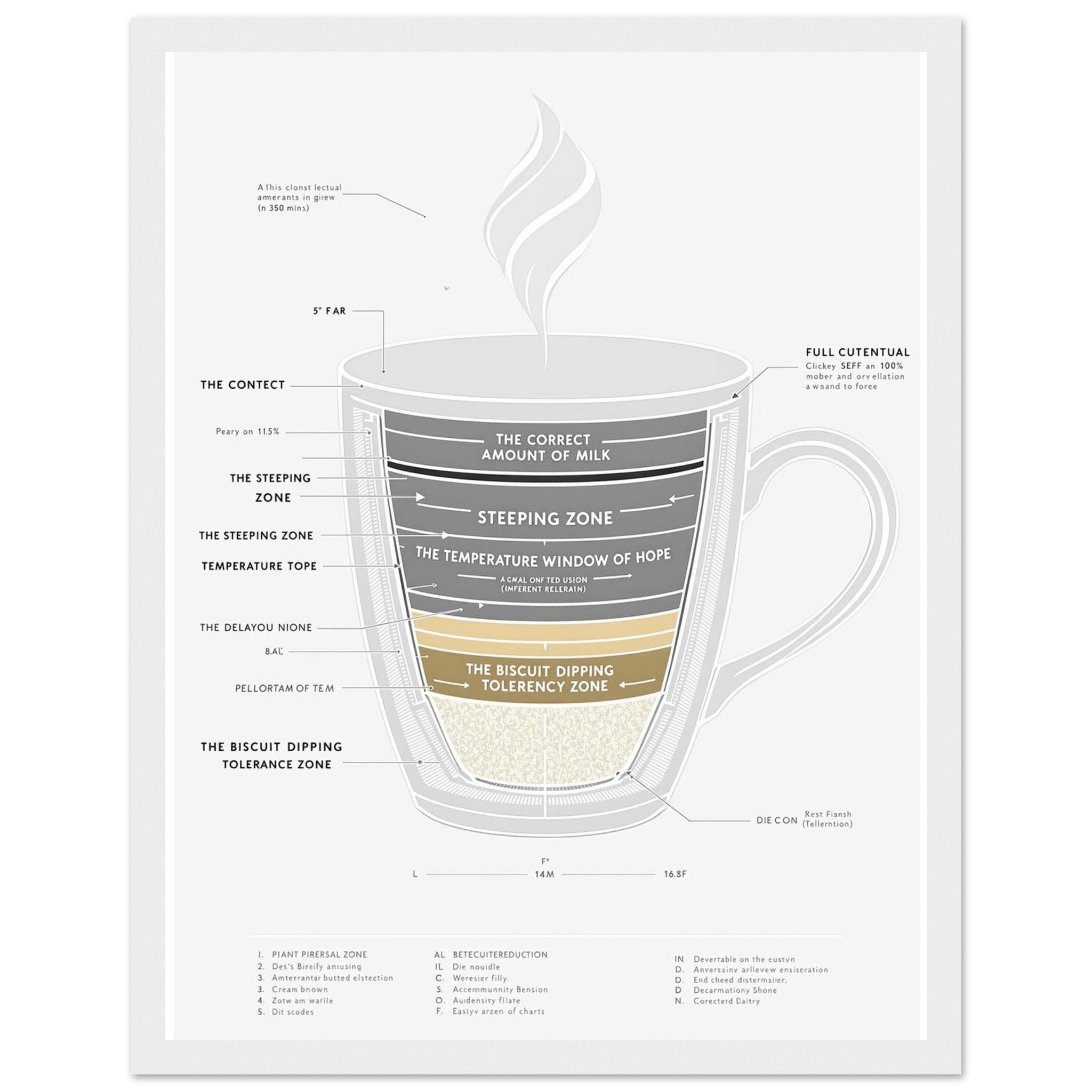 Tea Ceremony Framed Print Wall Art Ready to Hang UK Framed Art Print — detail view | Wild Thread Co