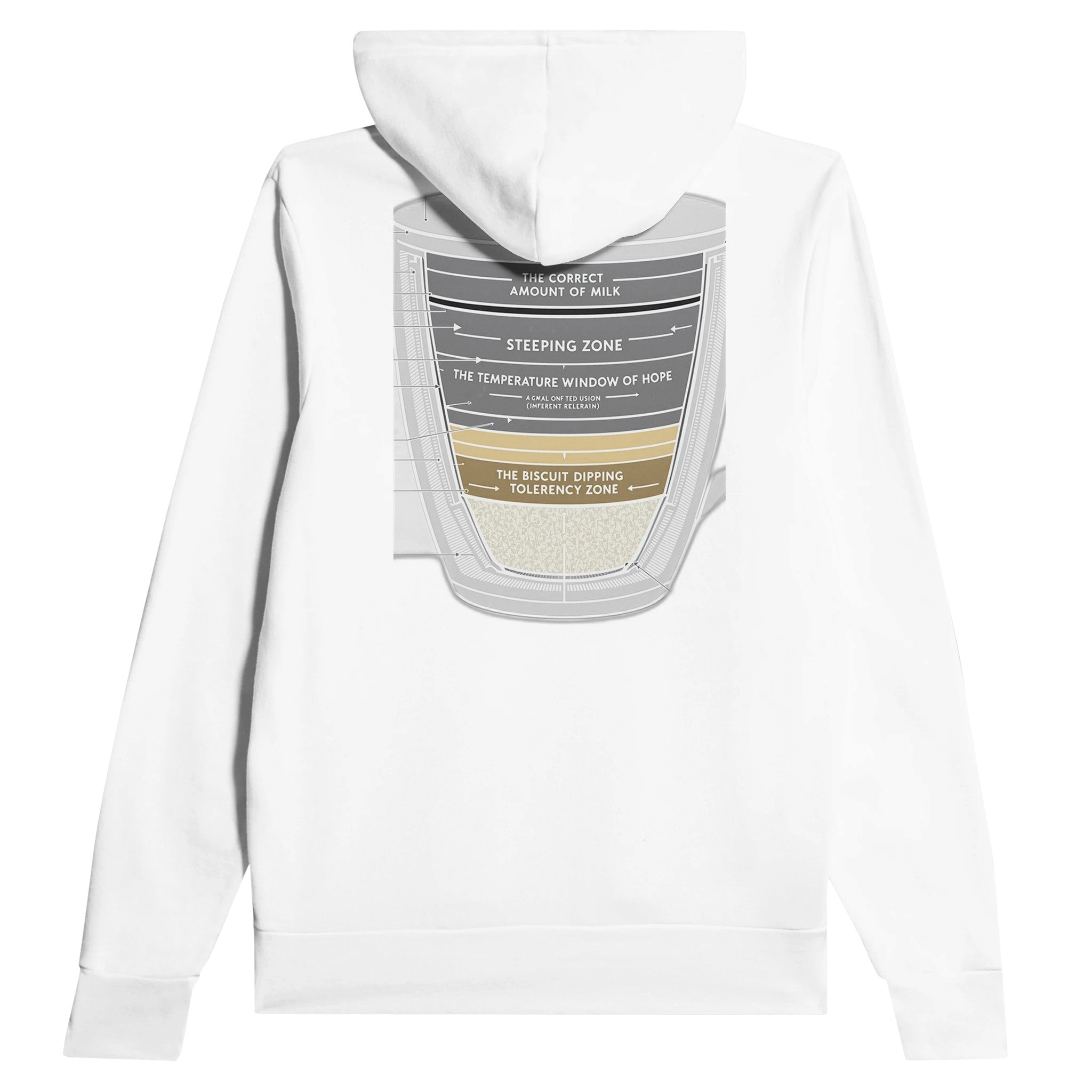 Tea Ceremony Hoodie Pullover Unisex Cotton UK Hoodie — detail view | Wild Thread Co
