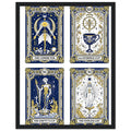 Modern Tarot Cards Wall Art Ready to Hang UK Framed Print Hang — Framed Art Print | Wild Thread Co UK