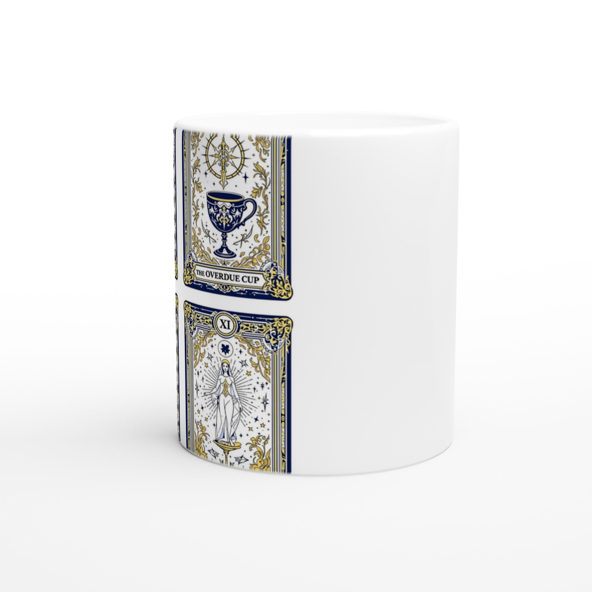 Modern Tarot Cards Coffee Tea Ceramic 11oz Mug UK Gift Mug — detail view | Wild Thread Co