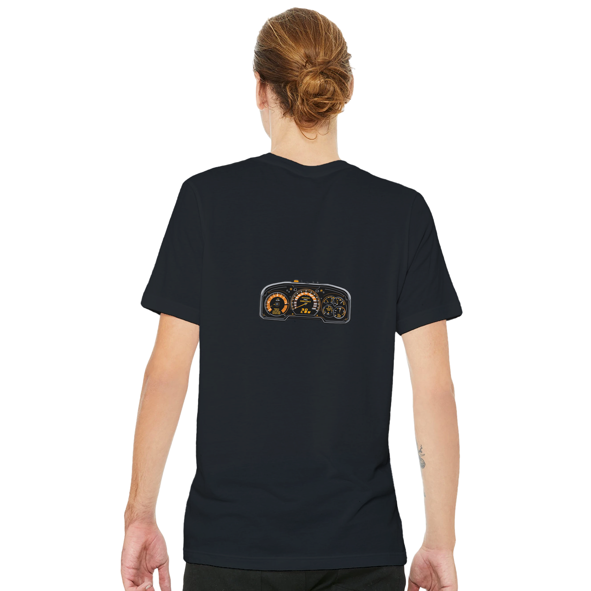Paramedic Instrument Panel Spoof T-Shirt Unisex Cotton Tee UK T-Shirt — detail view | Wild Thread Co