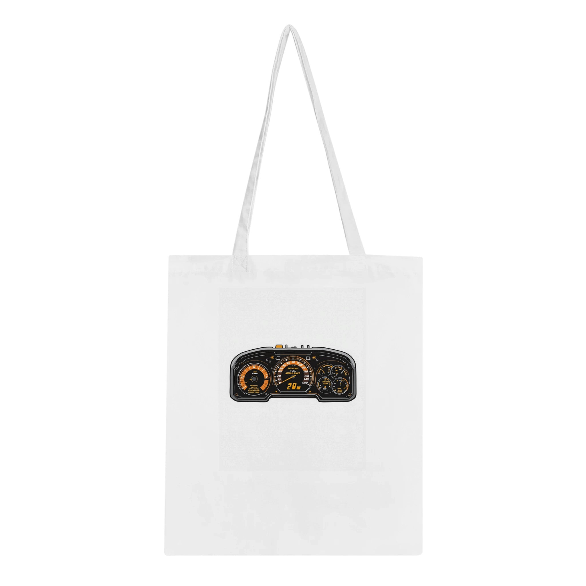 Paramedic Instrument Panel Spoof Cotton Shopper UK — Tote Bag | Wild Thread Co UK