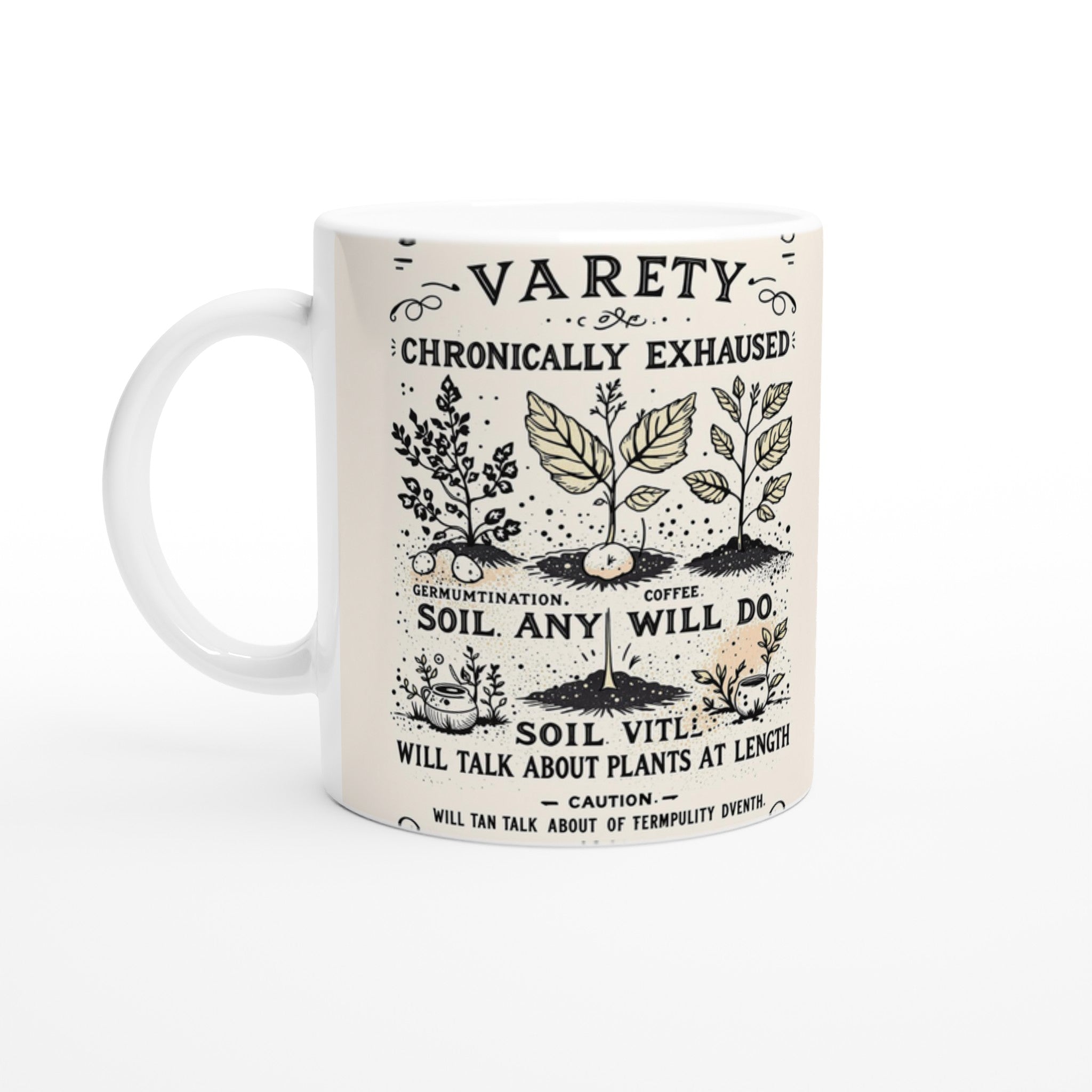 Gardener Seed Packet Spoof Coffee Tea Ceramic 11oz — Mug | Wild Thread Co UK