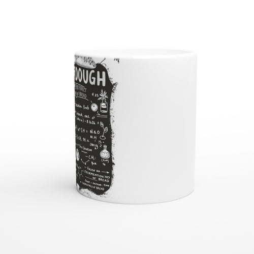 Baker Chemistry Blackboard Coffee Tea Ceramic 11oz Mug — detail view | Wild Thread Co