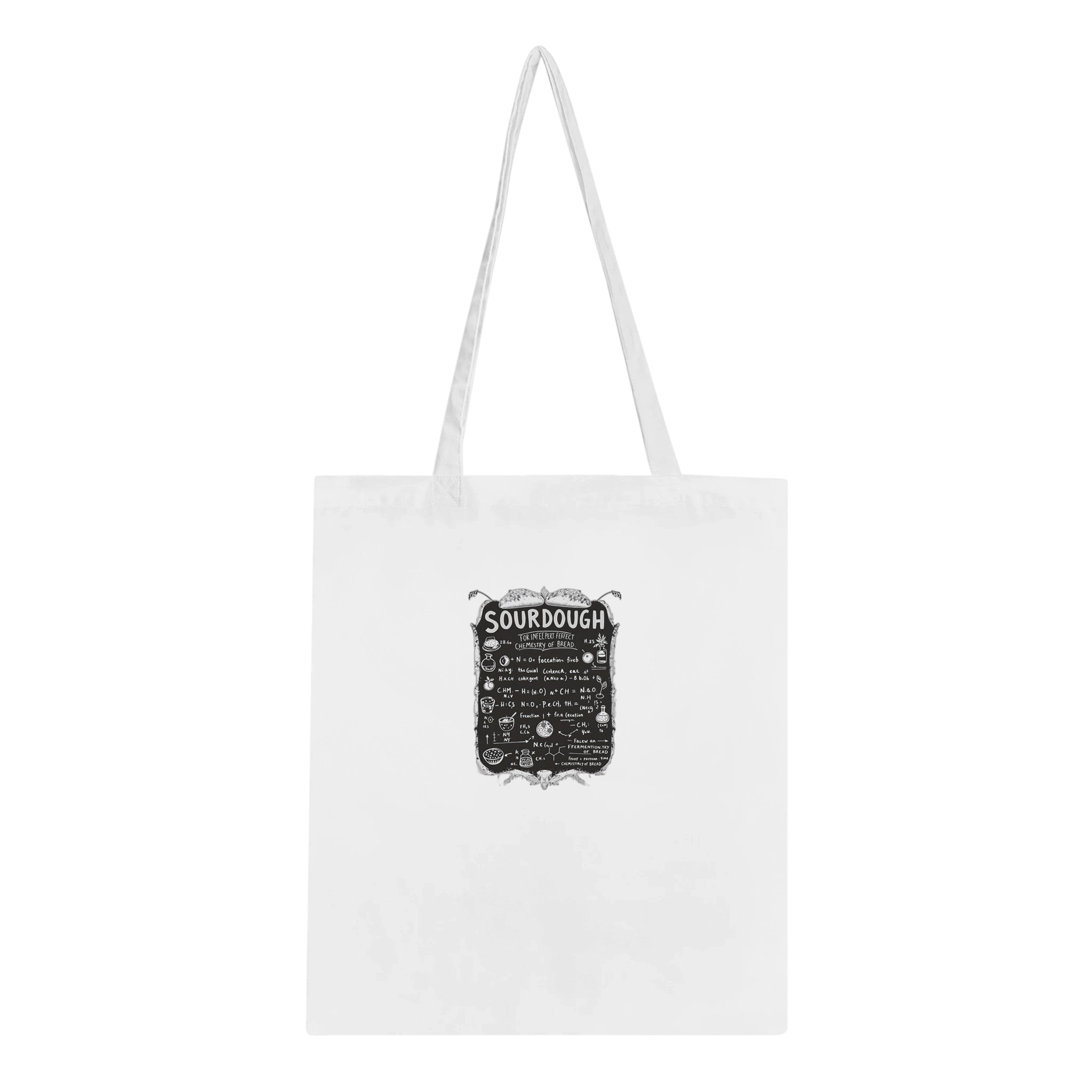 Baker Chemistry Blackboard Cotton Shopper UK Tote Bag UK Gift — Tote Bag | Wild Thread Co UK