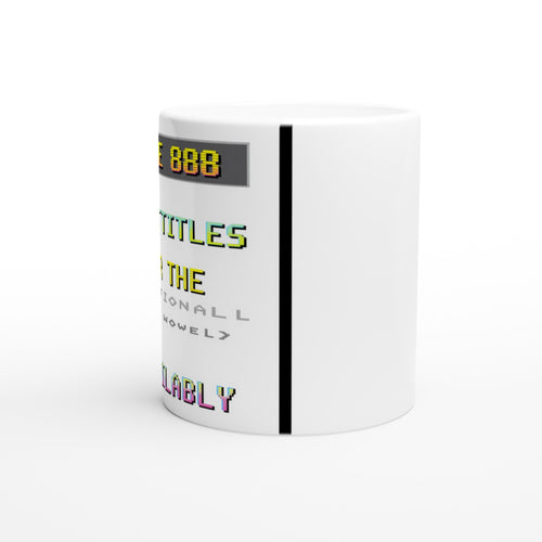 Ceefax Teletext Nostalgia Coffee Tea Ceramic 11oz Mug UK Mug — detail view | Wild Thread Co