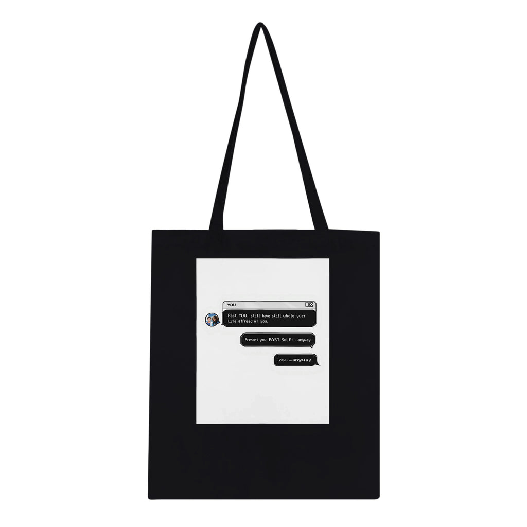 Msn Messenger Nostalgia Tote Bag Cotton Shopper UK Tote Bag — detail view | Wild Thread Co