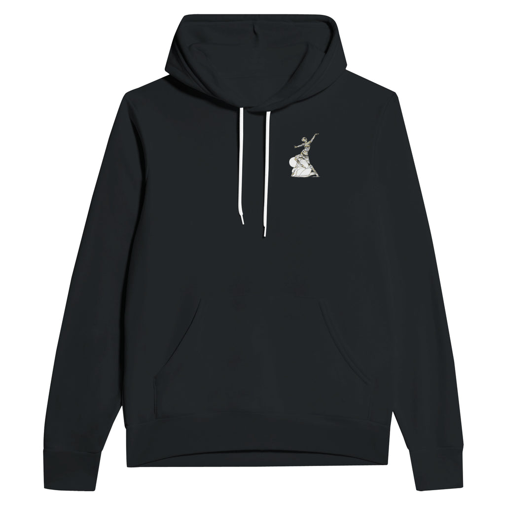 Cassette Tape Dancer Hoodie Pullover Unisex Cotton UK Hoodie — detail view | Wild Thread Co