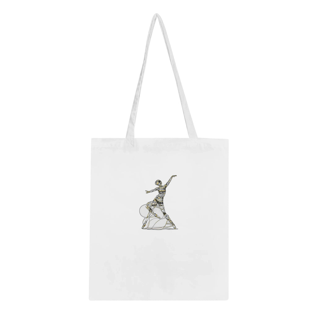 Cassette Tape Dancer Cotton Shopper UK — Tote Bag | Wild Thread Co UK