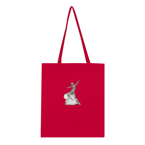 Cassette Tape Dancer Cotton Shopper UK Tote Bag — detail view | Wild Thread Co