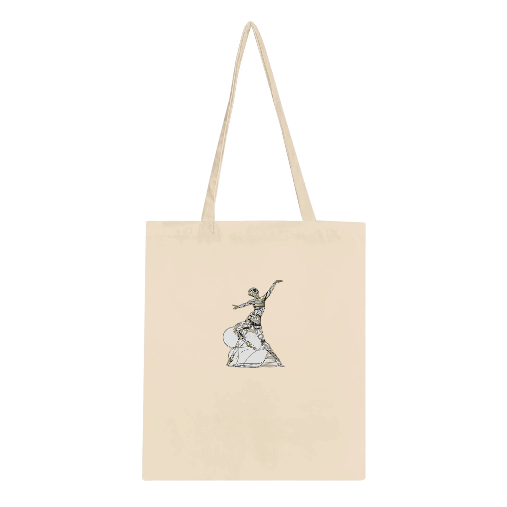 Cassette Tape Dancer Cotton Shopper UK Tote Bag — detail view | Wild Thread Co