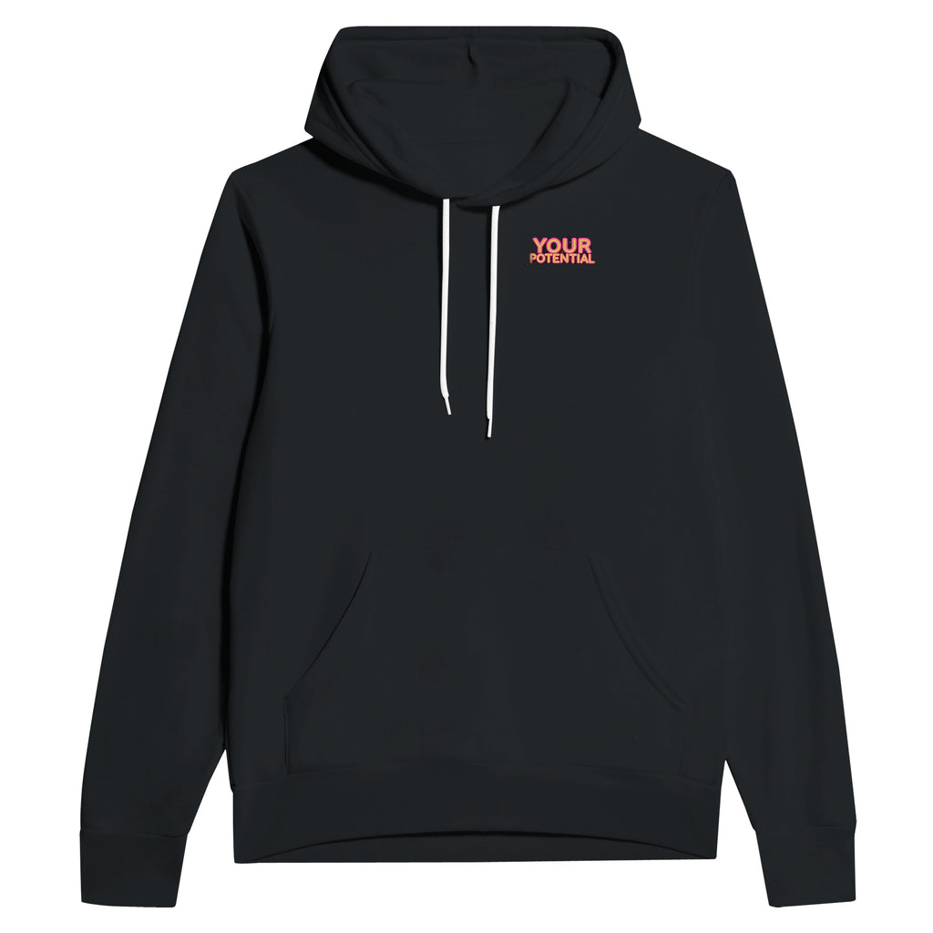Rave Flyer Motivation Hoodie Pullover Unisex Cotton UK Hoodie — detail view | Wild Thread Co