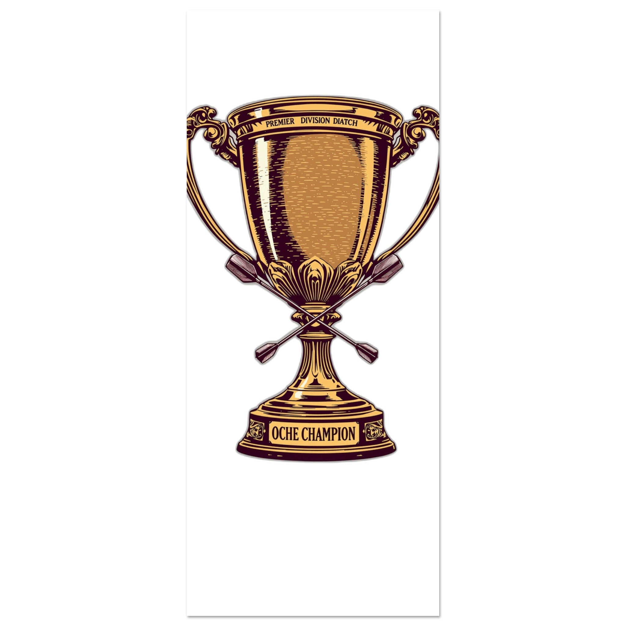 1970s Darts Trophy Pub Culture Art Wall Art UK Art Art Print Art Print — detail view | Wild Thread Co