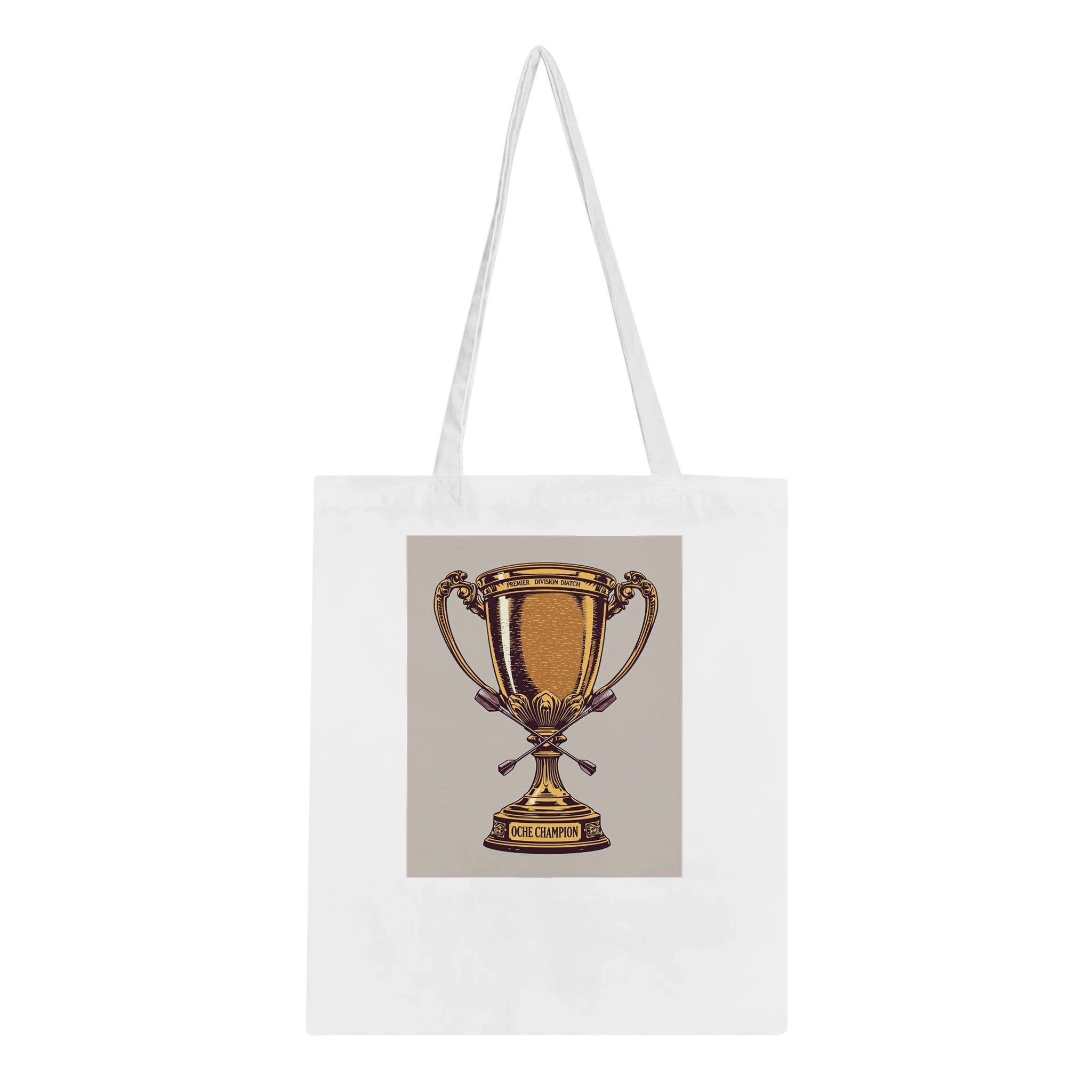 1970s Darts Pub Trophy Tote Bag Cotton Shopper UK | Pub Gift