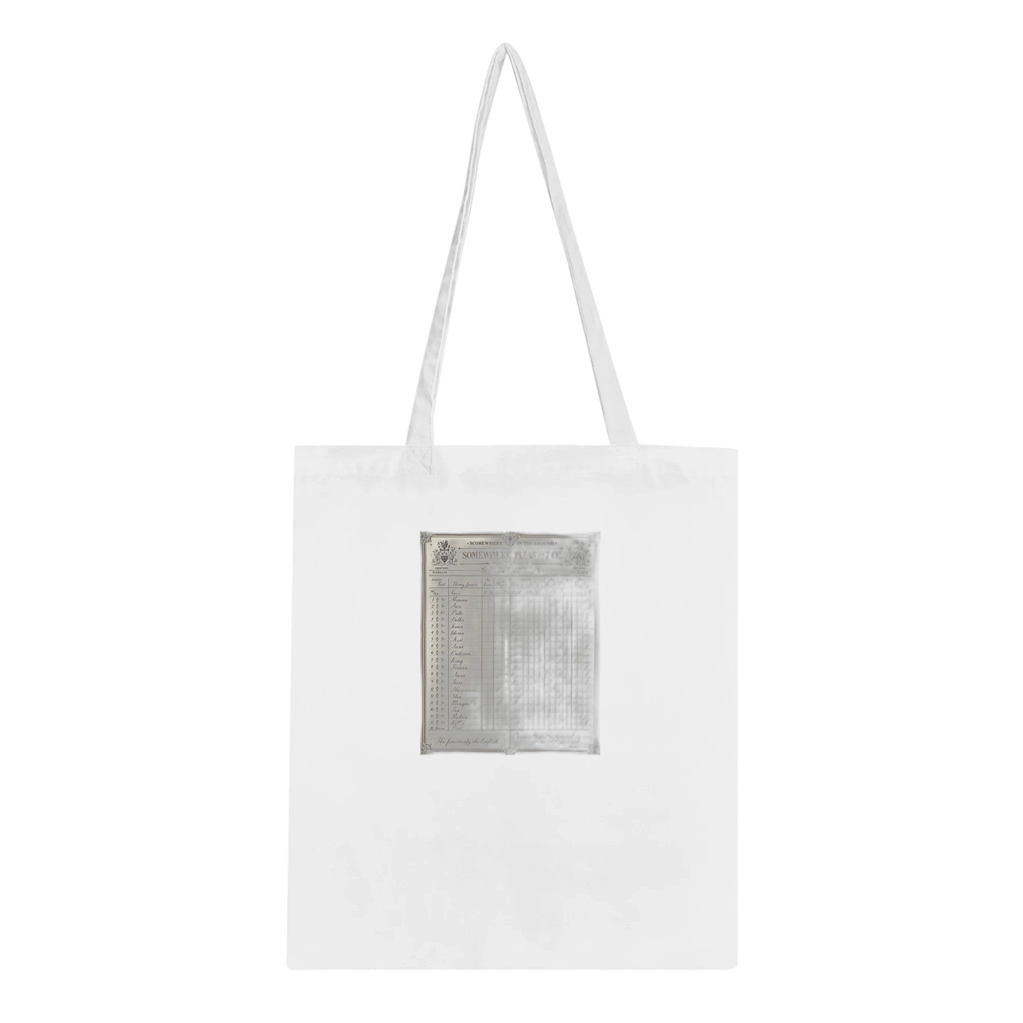 Edwardian Cricket Scorecard Cotton Shopper UK Tote Bag UK Gift — Tote Bag | Wild Thread Co UK