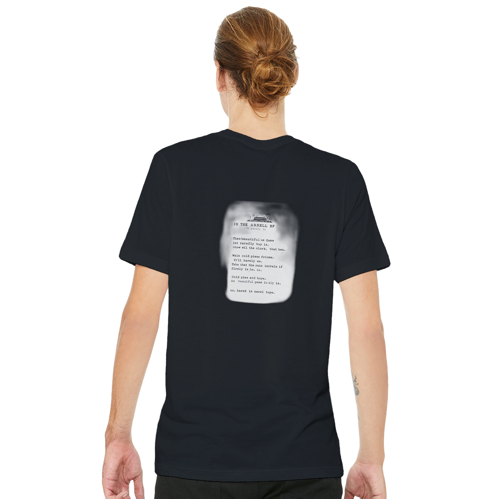 Football Terrace Poem T-Shirt Unisex Cotton Tee UK T-Shirt — detail view | Wild Thread Co