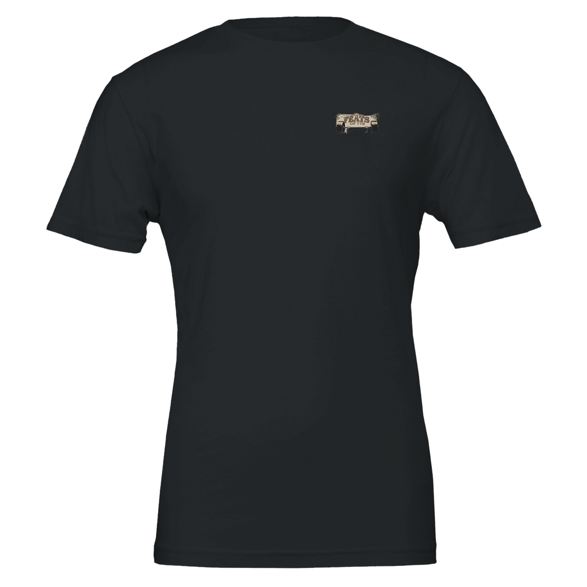 Victorian Circus Strongman T-Shirt Unisex Cotton Tee UK T-Shirt — detail view | Wild Thread Co