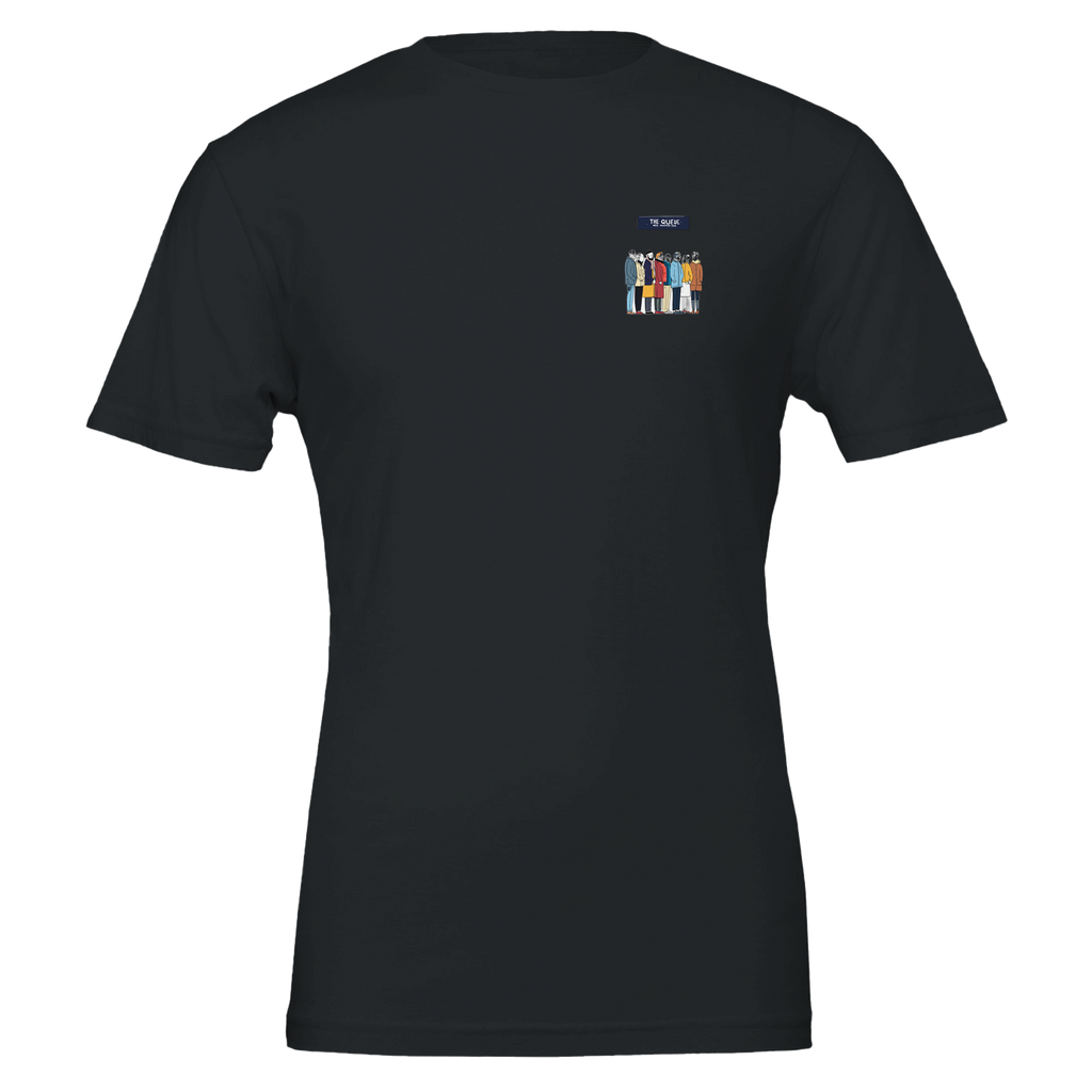 Queue As Institution T-Shirt Unisex Cotton Tee UK — T-Shirt | Wild Thread Co UK