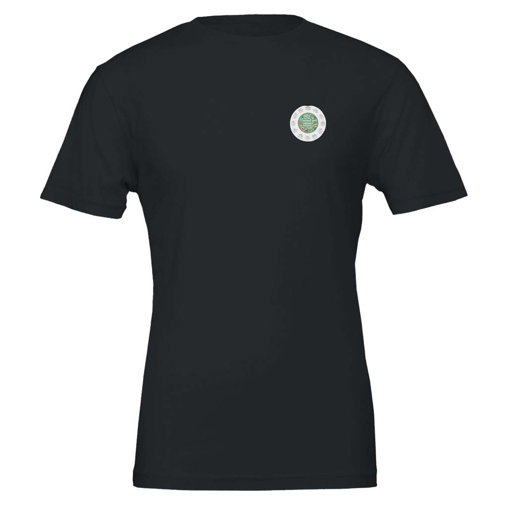 Allotment Circular Seasonal Calendar T-Shirt Unisex Cotton Tee UK — T-Shirt | Wild Thread Co UK